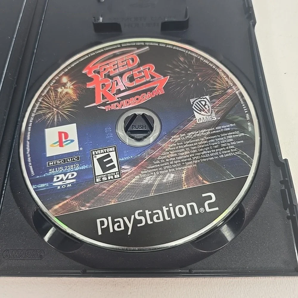 Speed‎ Racer: The Videogame (Sony PlayStation 2, 2008) Complete w/out manual